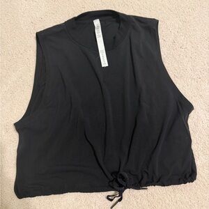 Lululemon Black Cropped Tank